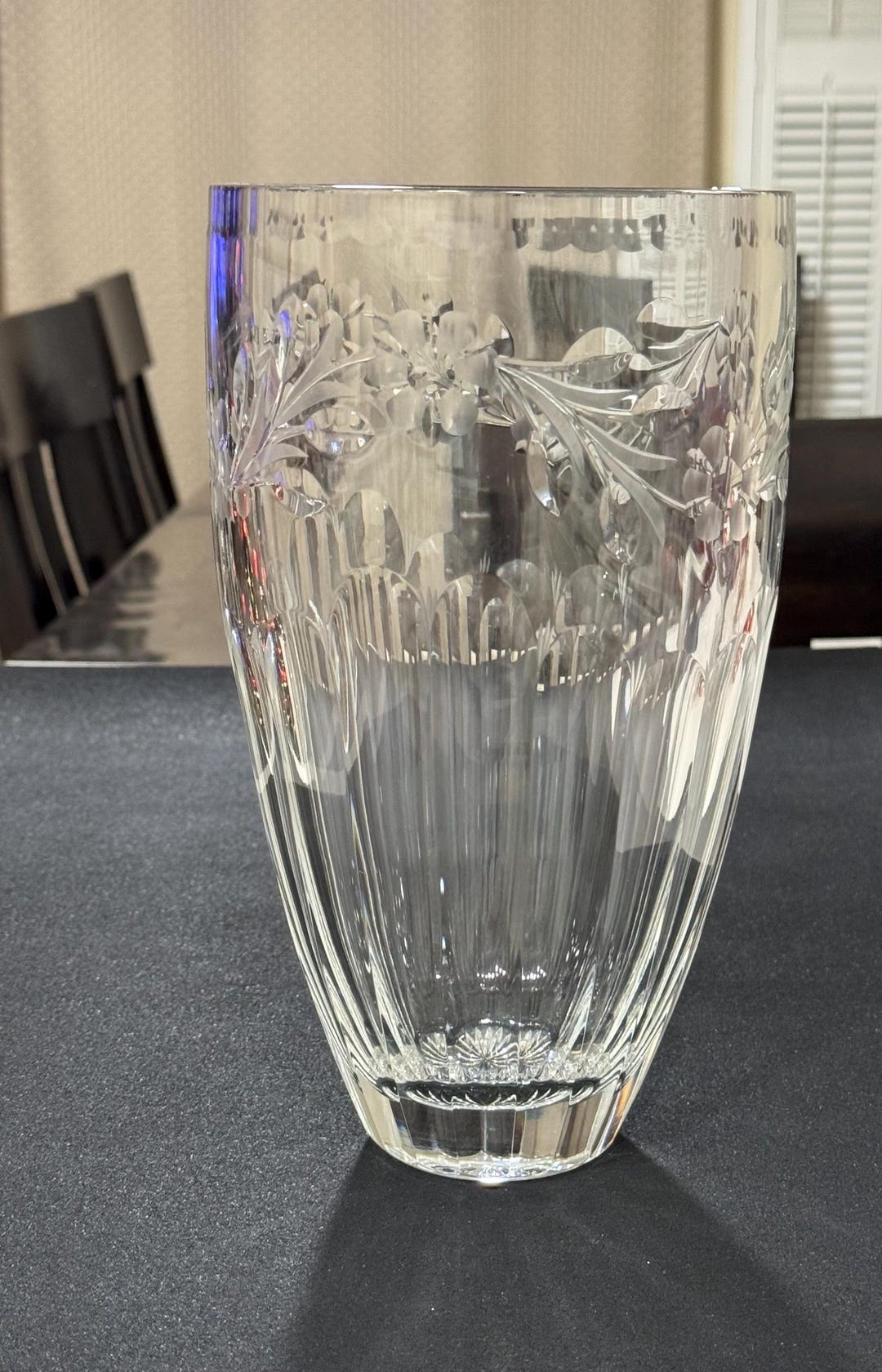 Rogaska Patterns Vintage Rogaska Crystal Gallia Panelled Pattern Vase 10