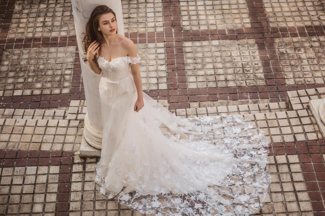 Elegant Mermaid Wedding Dress Etsy