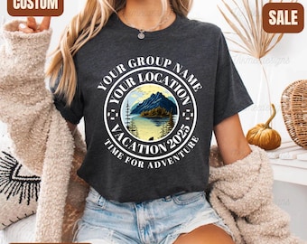 Lake Vacation Shirts, Lake Trip Shirt for Family, Custom Lake Trip Shirt, Lake Camping Group Shirts,Lake Shirt,Custom Family Vacation Shirts