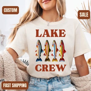 Lake Crew Tshirt, Lake Trip Shirt, Girls Lake Trip Tee, Summer Trip Matching Shirt, Family Lake Vacation Shirt, Matching Group Lake Crew Tee