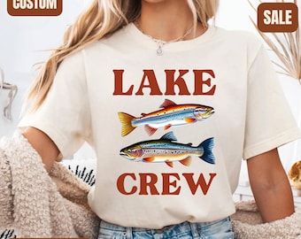 Lake Crew Tshirt, Lake Trip Shirt, Girls Lake Trip Tee, Summer Trip Matching Shirt, Family Lake Vacation Shirt, Matching Group Lake Crew Tee