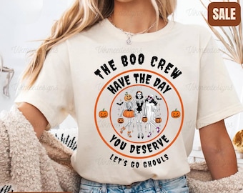 Custom Halloween Family Shirts The Boo Crew Shirts Kids Halloween Shirts Halloween Party Shirts Family Matching Shirts Spooky Group Shirt