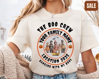 Custom Halloween Family Shirts The Boo Crew Shirts Kids Halloween Shirts Halloween Party Shirts Family Matching Shirts Spooky Group Shirt