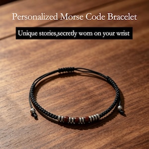 Personalized Tigers Eye Morse Code Bracele,Secret Message Jewelry,matching bracelets,Custom name bracelet,Friendship Bracelet,Men's Gift