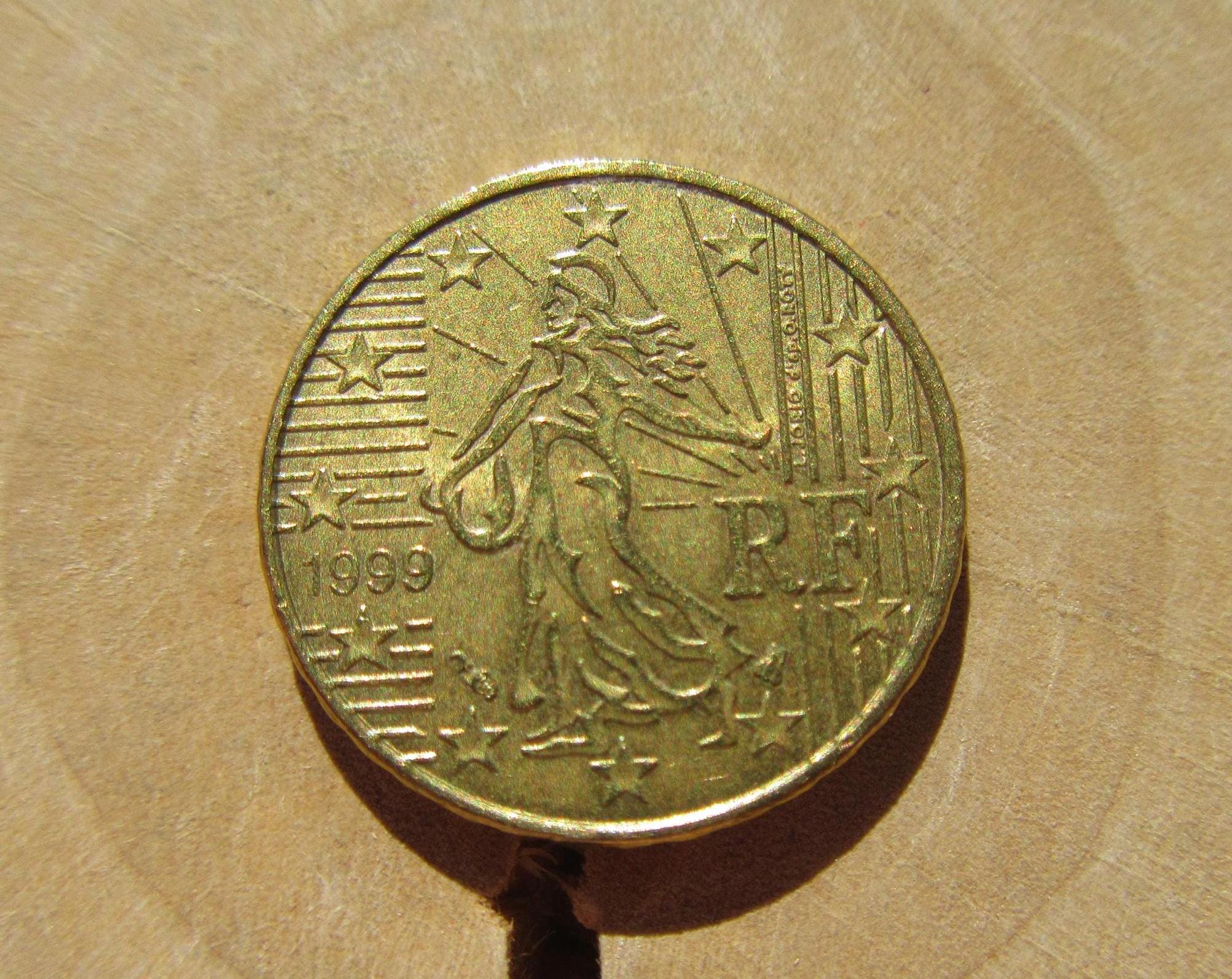 Euro 10 cent coin - Etsy 日本