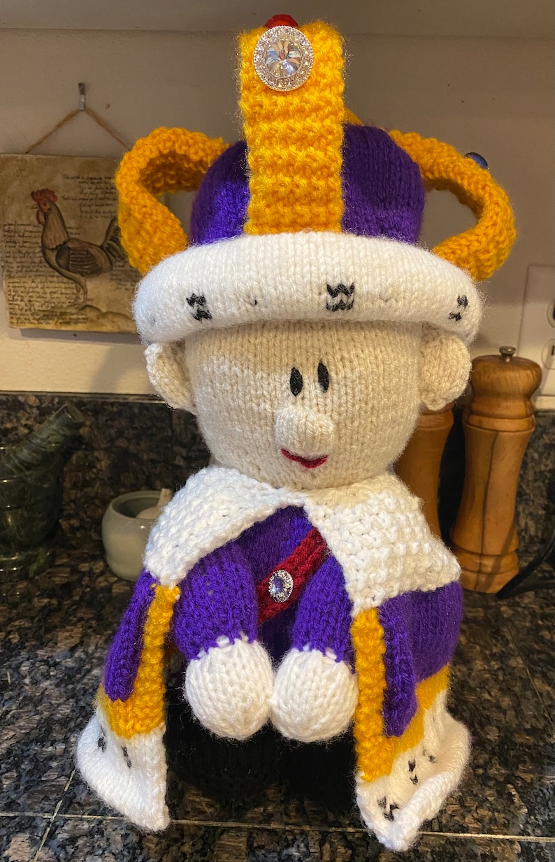 Available King Charles III Coronation Handmade Knitted - Etsy Canada