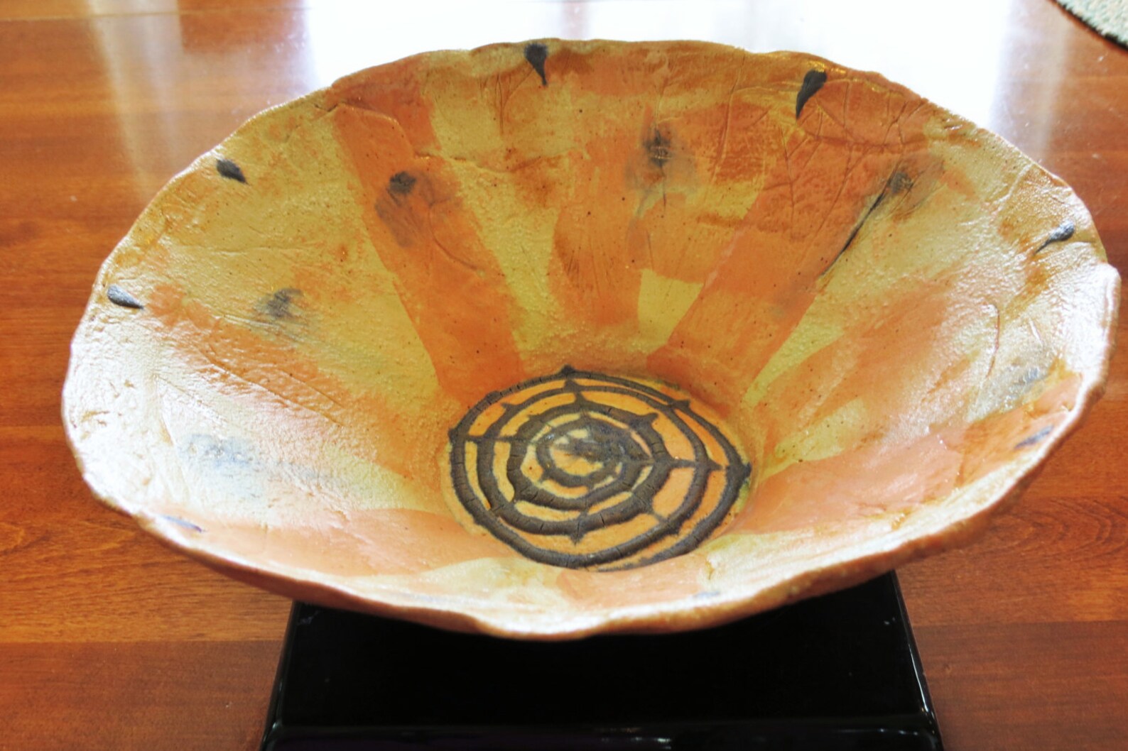 Orange/pink Inside Out Bowl | Etsy