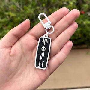 Tattoo Keychain - Twenty One Pilots Inspired