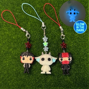 Twenty One Pilots Inspired Phone Charms - Clancy - Torchbearer - Ned Glow in the Dark Phone Charms