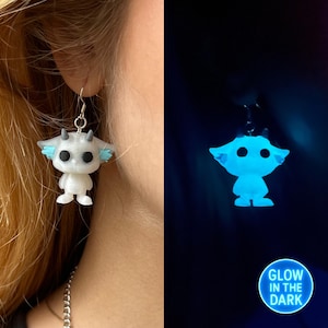 Ned Glow in the Dark Earrings - Twenty One Pilots Inspired