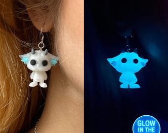 Ned Glow in the Dark Earrings - Twenty One Pilots Inspired