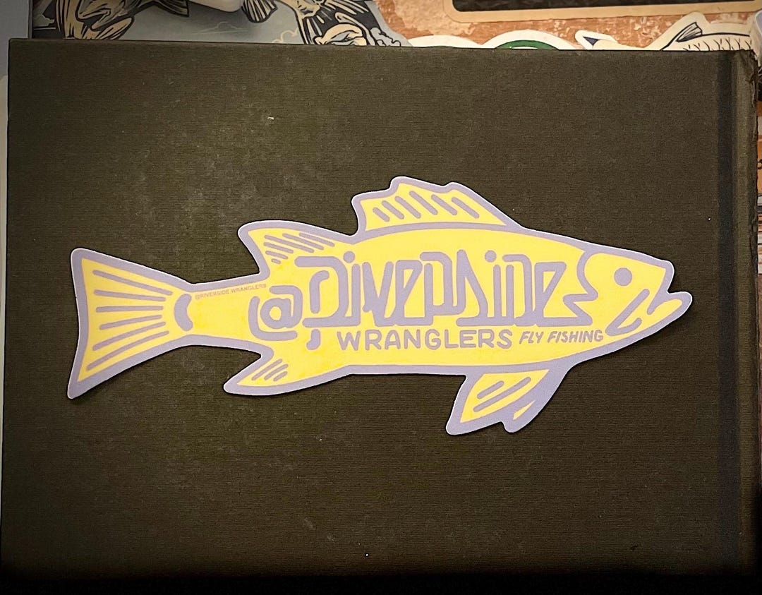 Riverside Rv Sticker Riverside Wranglers Fish Sticker - Etsy