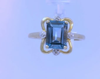 Aquamarine Ring