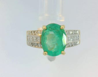 Emerald Cocktail Ring