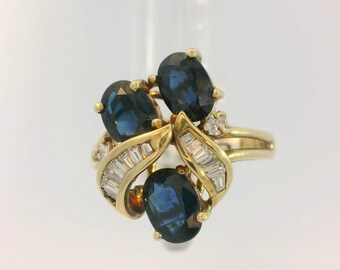 Blue Saphire Ring