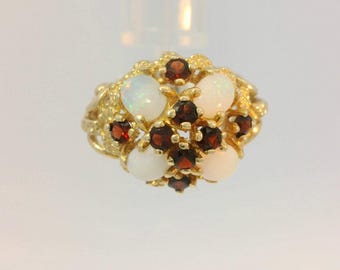 Ruby & Opal Ring