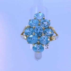 Ring Himmelblau Topas