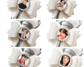 PiCK YoURS BiAS - Light Stick Bow Enhypen Heeseung, Jay, Jake, Sunghoon, Sunoo, Jungwon, Ni-ki Kpop Accessory Accessories Idol Engene