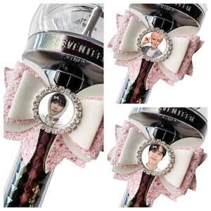 Seventeen Light Stick Bow S.Coups, Jeonghan, Joshua, Jun, Hoshi, Wonwoo, Woozi, DK, Mingyu, The8, Seungkwan, Vernon, and Dino