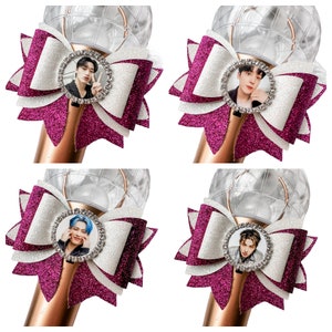 PICK Your BIAS Light Stick Bows ATEEZ Kpop Deco Atiny Seonghwa, Hongjoong, Yunho, Yeosang, San, Mingi, Wooyoung, Jongho Lightiny Accessory