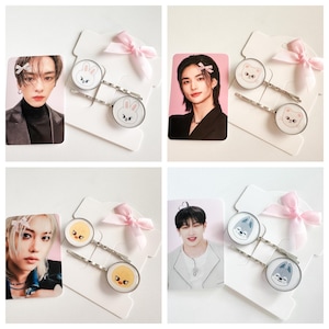 Stray Kids Skzoo Skz Grampo de cabelo Bobby Pin Kawaii Escolha seu preconceito Lee Know Han Changbin I.N Seungmin Hyunjin Bang Chan, Felix Acessórios Kpop