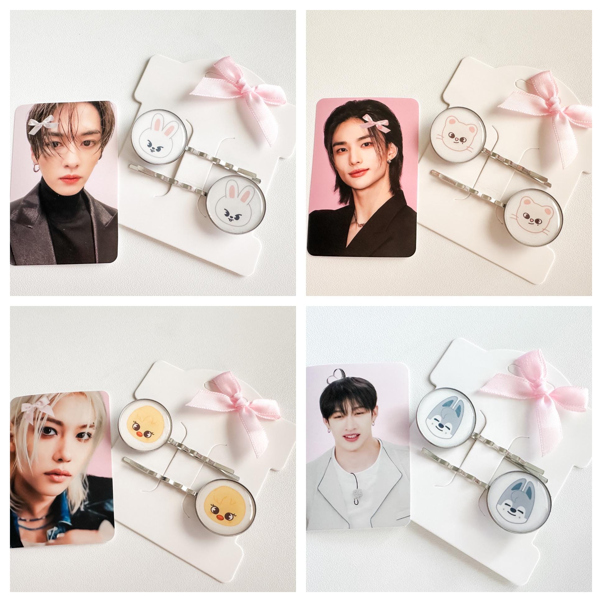 アイドル Stray Kids MINI HAIR CLIP ALL TYPES SET Amazon.com : 8pcs Stray-Kids Hair Clips Set,Stray-Kids Merch