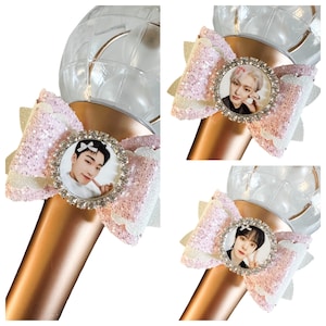 PICK Your BIAS Light Stick Bows ATEEZ Kpop Deco Atiny Seonghwa, Hongjoong, Yunho, Yeosang, San, Mingi, Wooyoung, Jongho Lightiny Kawaii