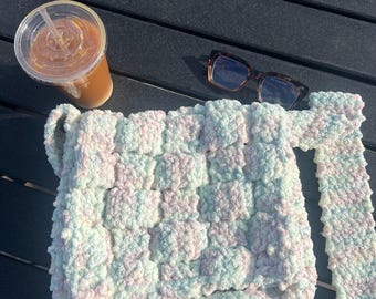 Pastel Handmade Crochet Bag