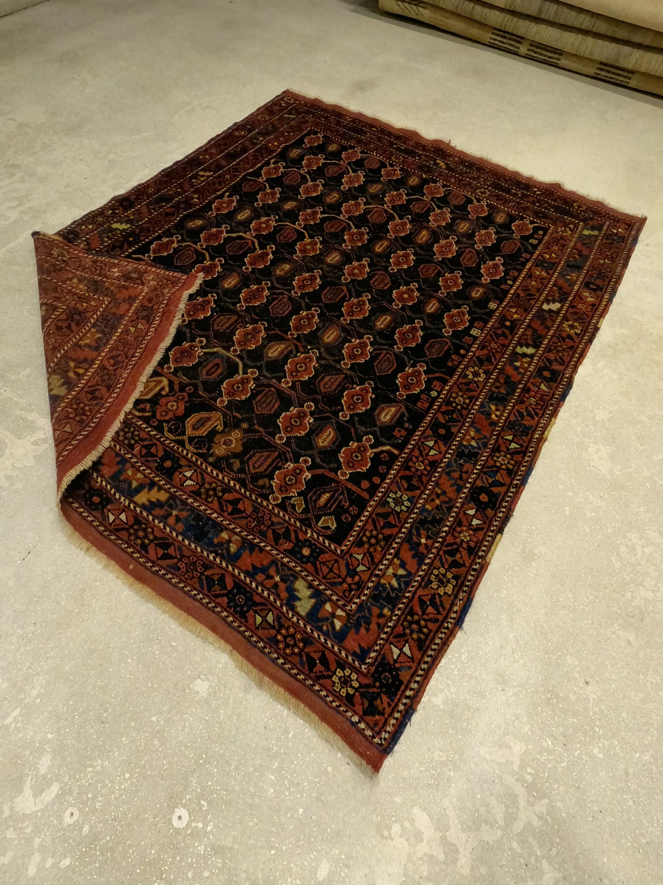 Handmade Antique Ghashghai Rug - Etsy