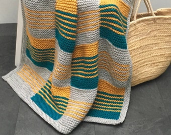 Boundary Blanket Knitting Pattern