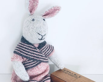 Alice Bunny PDF Knitting Pattern