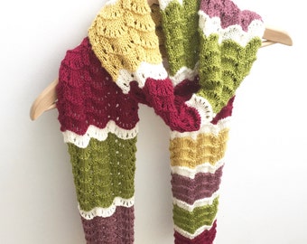 Scallop Scarf Knitting Pattern