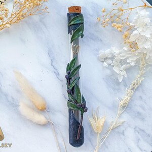 Handmade Olive Branch Mezuzah Case: Modern Jewish Art