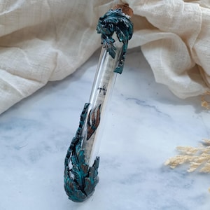 Handmade Mezuzah Case, Elegant Jewish Glass Mezuzah Cover, Modern Design, Stylish Religious Gift, Judaica Art, Unique Mezuza for 4-5&quot; Scroll