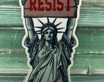 Lady Liberty Resist Waterproof/Fade Resistant Sticker