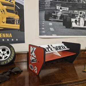 F1 wing Formula 1 McLaren MP4/ Senna Marlboro spoiler key holder replica storage solution for Motorsport fan gift display piece shelf