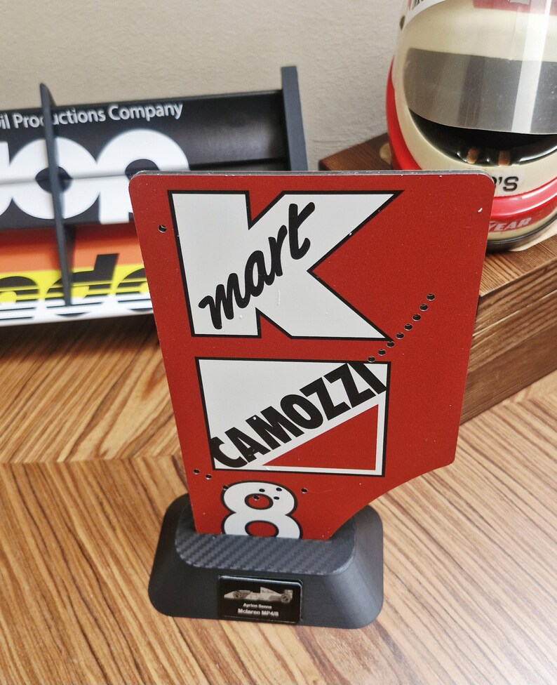 Ayrton Senna Mclaren MP4/8 Miniature Wing End Plate: F1 Motorsport ...