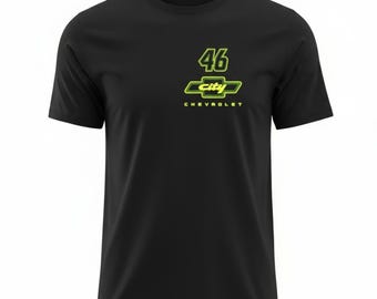 Camiseta Cole Trickle 46 City Chevrolet - Camiseta de la película de carreras vintage NASCAR