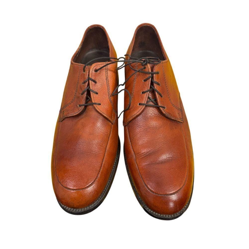 Vtg 70s Roblee Single Strap Monk White Redford Leather Dress Shoes Men\'s 7.5‎ E REACTION - Cheer Brogue Single Monk Strap main image 4