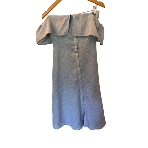 BB Dakota Dakota Dress off Shoulder Light Blue Women's Size 2 NWT