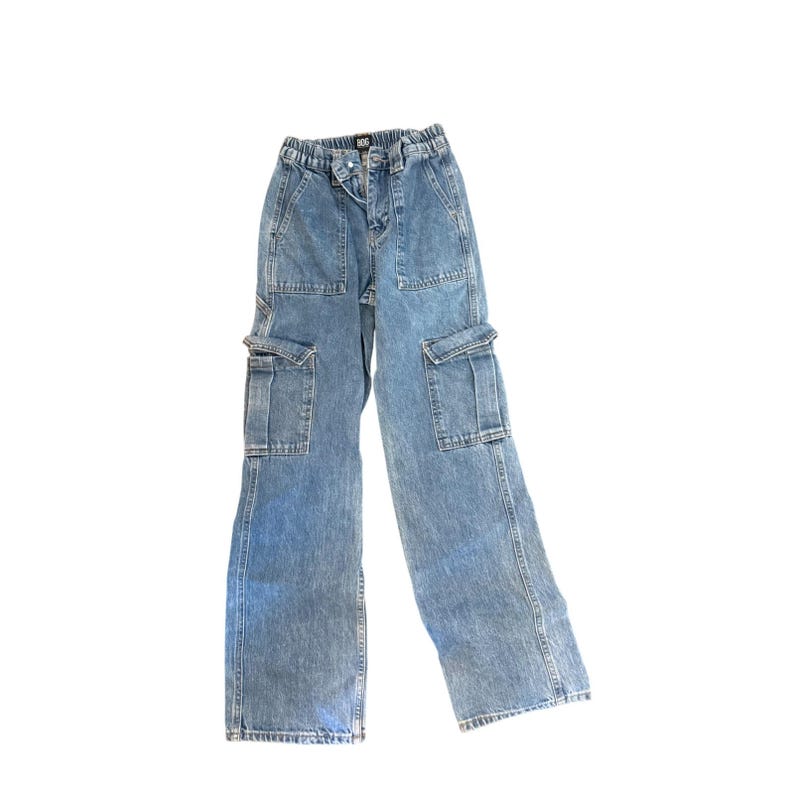 Pantalones vaqueros cargo de skate de BDG Urban Outfitters, talla W24 L32, estilo holgado Y2K imagen 1