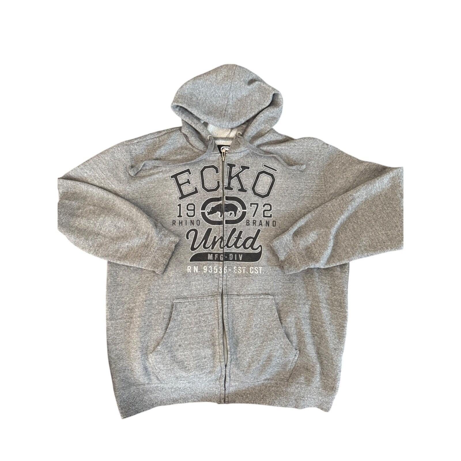 Ecko Hoodie Gray - Etsy