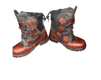 Timberland Braun Leder Wasserdichte Stiefel Herren Größe 9,5 M Wanderwanderarbeit