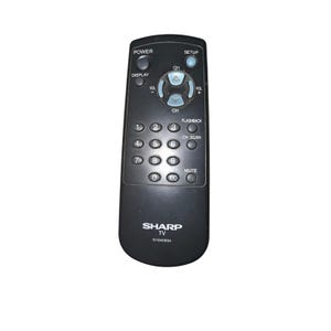 Sharp TV Remote Control Model G1124CESA Black OEM