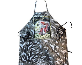 NorCal Tattoo Expo Dragon Apron Artist Barber Stylist Adjustable Unisex
