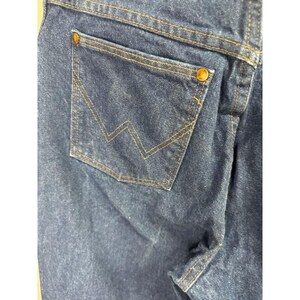 Wrangler | vintage size 11 dark denim women's jeans | 34 inch inseam image 4