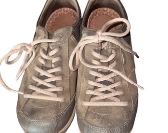 Y2K! Dansko  Women's Leather Lace Up  Shoes Brown Vibram Sole Size 39 EU 8.5–