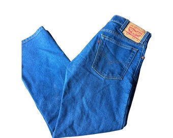 Jeansy Levi's 517 Bootcut dla mężczyzn, niebieskie, rozmiar 32, rozmiar L29, wyprodukowane w Meksyku, klasyczny krój