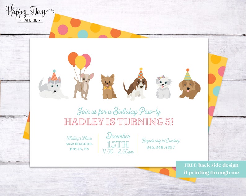 Colorful Joint Birthday Party Invitation, Invite Friend Birthday Party Invitation Sibling Birthday Party Invitation DIGITAL or printed image 4