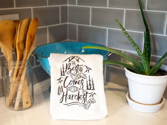 Best View Travel and Adventure Flour Sack Tea Towel Il_570xn